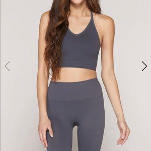 Spiritual Gangster Icon T back sports bra - NO TAGS NEVER WORN